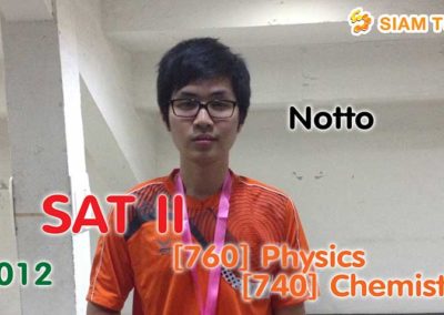 Siam-Tutor---SAT-2012-Notto-Physics+Chemistry